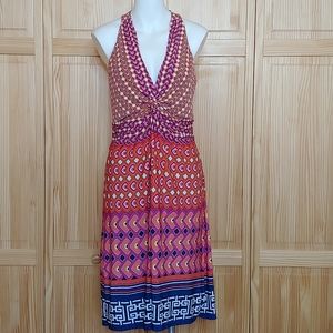 Laundry by Shelli Segal Vibrant Halter Dress